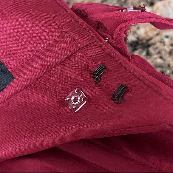 Bari Jay Wine Red Beaded Mesh Maxi Formal Dress 12 Gala Bridesmaid Wedding HOCO - Picture 7 of 12